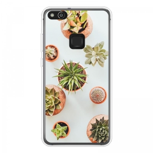 Huawei P10 Lite Soft case (back printed, transparent)