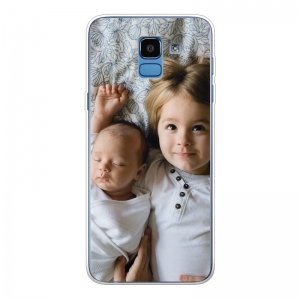Samsung Galaxy J6 (2018) Soft case (back printed, transparent)