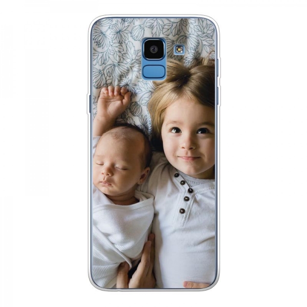 Samsung Galaxy J6 (2018) Soft case (back printed, transparent)