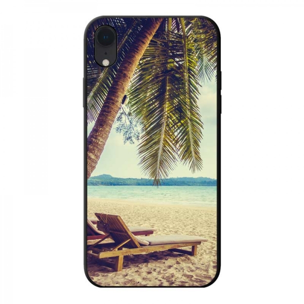 Apple iPhone Xr Soft case (back printed, black)