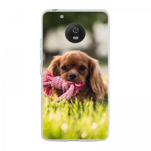 Motorola Moto G5 Soft case (back printed, transparent)