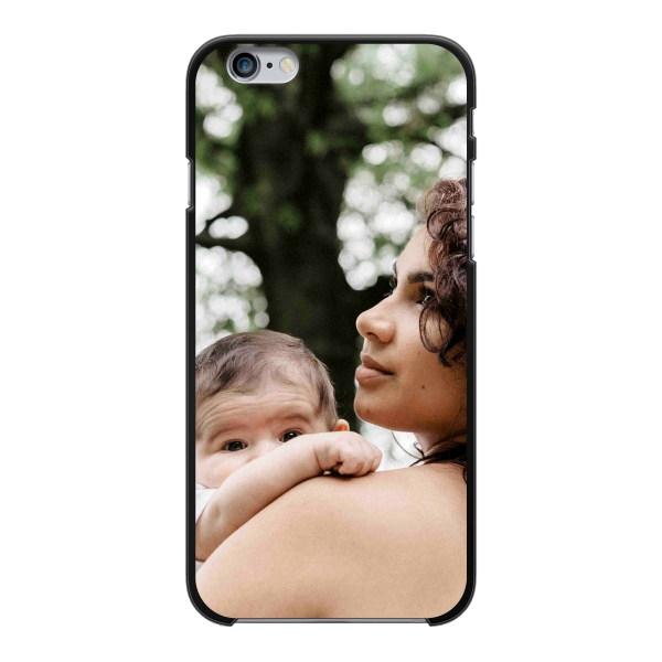Apple iPhone 6/6s Hard case (back printed, black)