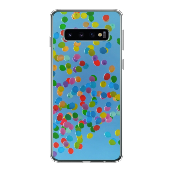 Samsung Galaxy S10 Soft case (back printed, transparent)