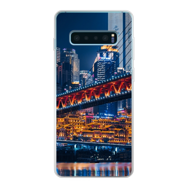 Samsung Galaxy S10 Plus Soft case (back printed, transparent)
