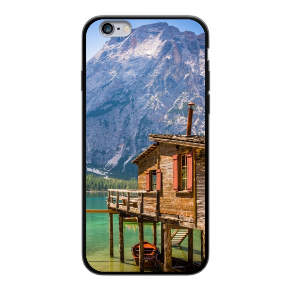 Apple iPhone 6/6s Soft case (back printed, black)