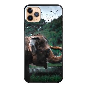 Apple iPhone 11 Pro Max Soft case (back printed, black)