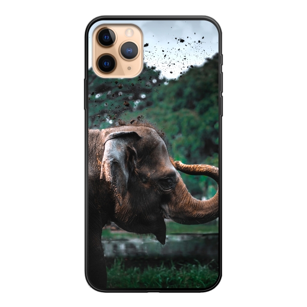 Apple iPhone 11 Pro Max Soft case (back printed, black)