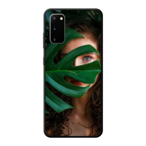 Samsung Galaxy S20 Soft case (back printed, black)