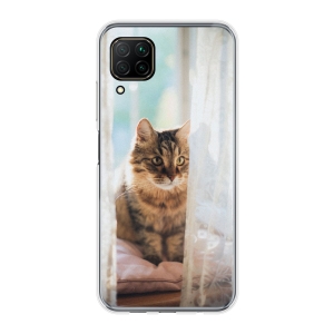 Huawei P40 Lite Soft case (back printed, transparent)
