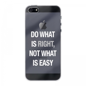 Apple iPhone 5/5s/SE (2016) Soft case (back printed, transparent)