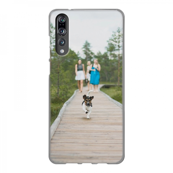 Huawei P20 Soft case (back printed, transparent)