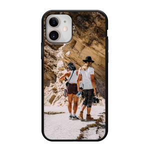 Apple iPhone 12 Soft case (back printed, black)