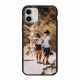 Apple iPhone 12 Soft case (back printed, black)
