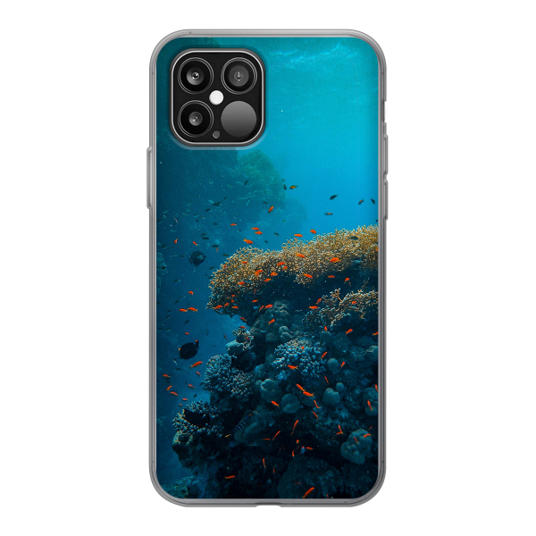 Apple iPhone 12 Pro / iPhone 12 Max Soft case (back printed, transparent)
