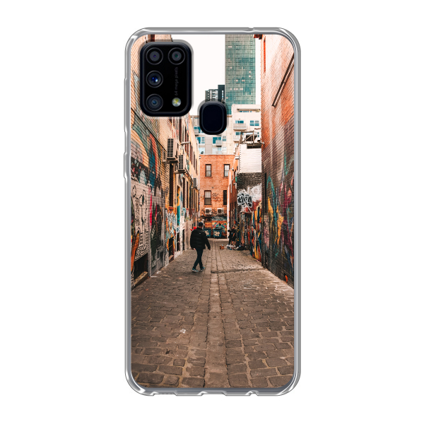 Samsung Galaxy M31 Soft case (back printed, transparent)