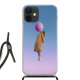 Apple iPhone 12 mini Crossbody case (back printed, transparent)