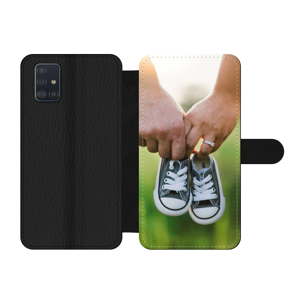 Samsung Galaxy A51 Wallet case (front printed)