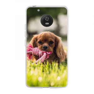 Motorola Moto G5 Soft case (back printed, transparent)