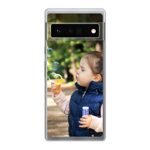 Google Pixel 6 Pro Soft case (back printed, transparent)